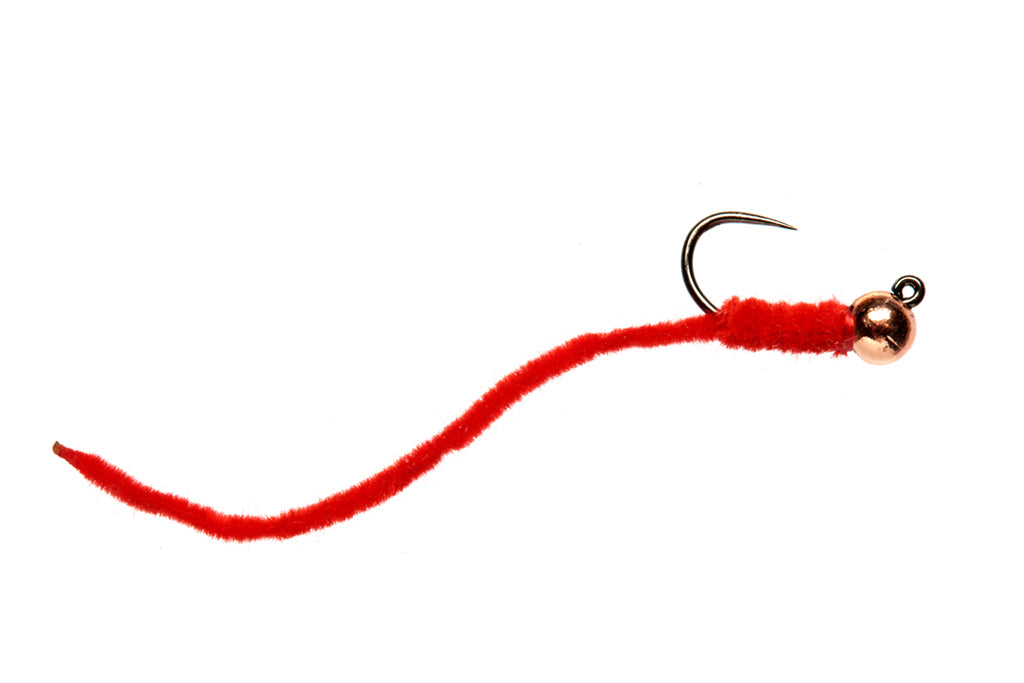 Fulling Mill Bassetts Chenille Worm Red