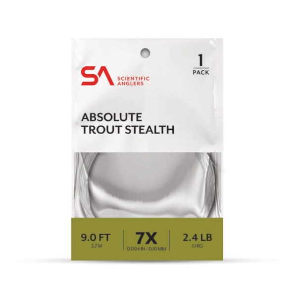 scientific anglers absolute trout stealth leader