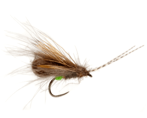 Fulling Mill McPhail Bubble Wing Caddis Grannom Barbless Fly