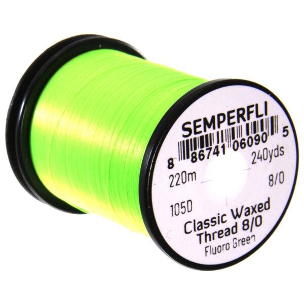 Semperfli Classic Waxed Thread 8/0 flour green