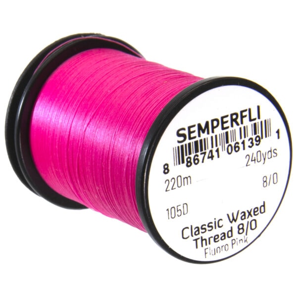 Semperfli Classic Waxed Thread 8/0 flour pink