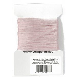 semperfli poly yarn baby pink