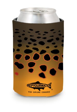rep your water brown trout can cooler